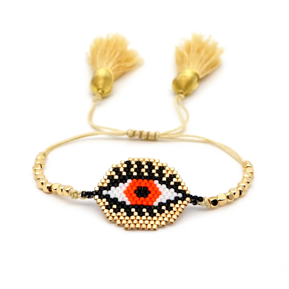 

Womens Jewellery Charm Bracelets for Women Cool Black Bracelet Slipknot Adjustable Rope Beads Miyuki Bracelet Gift Accessaries