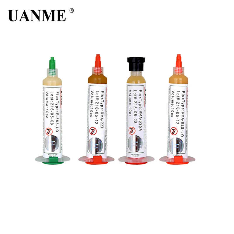 Паяльная паста AMTECH RMA 12 шт./коркор. 10cc 223 625A 625 LO R 868 Flux Paste Reballing паяльный флюс для