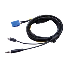 3.5mm Jack Aux Audio Cable Adapter For VW Blaupunkt Becker Audi 8pin For Android Phone Charge
