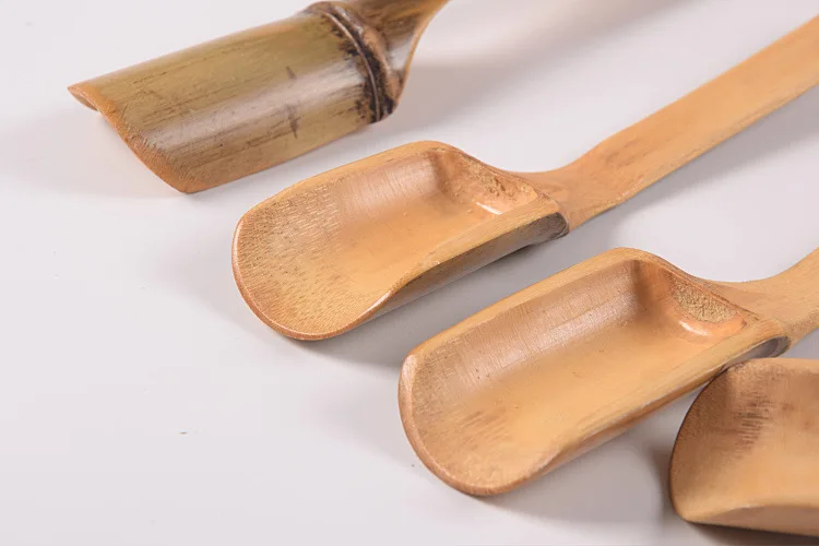 Bamboo Tea Scoop,Coffee Matcha Spoon,Kitchen Utensil Set Cooking Tools Gadget Cutlery Tea accessories