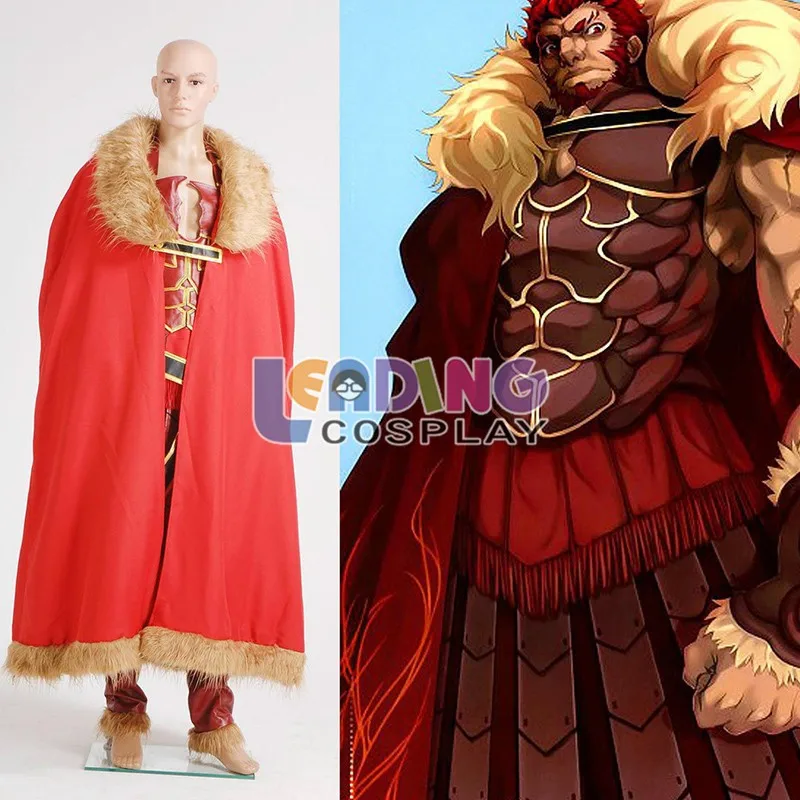 Fate//Zero Servant Rider Iskandar Cloak Outfits Cosplay Costume Custom Made