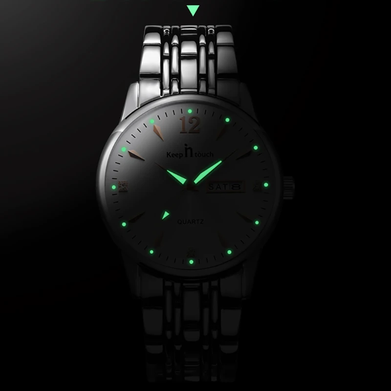KEEP IN сенсорные часы для мужчин кварцевые водостойкие модные повседневное календари s часы лучший бренд класса люкс нержавеющая сталь montre