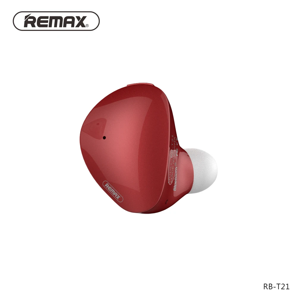 Remax в ухо Bluetooth Air стручки Мини наушники с микрофоном Спорт Беспроводная гарнитура