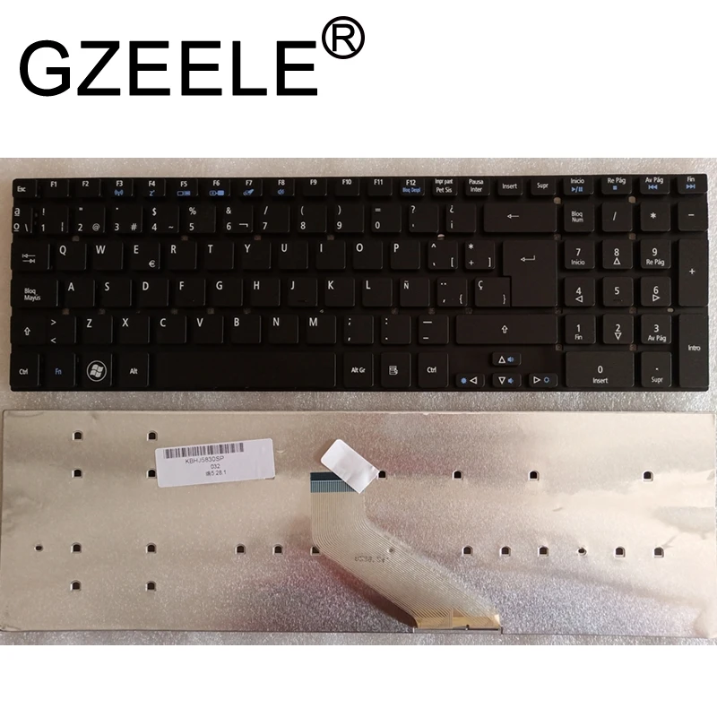 

GZEELE Spanish laptop Keyboard For Acer Aspire V3-772 V3-772G Black SP or Latin LA