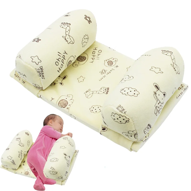 

Anti Roll baby pillow todder adjustable infant anti-deviation head sweat - absorbing breathable Safe Sleep Head Positioner