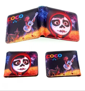 

New Design Unisex Fashion Wallet Coco Hector Rivera Anime Wallet Short Cartoon Purse For Young With Coin Pocket