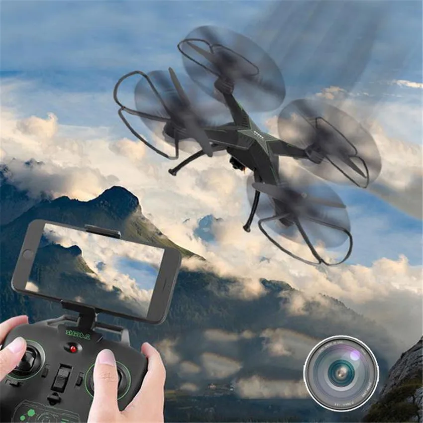 1 Set FPV Real Time font b Drone b font 2MP 2 4GHz Wifi Wireless RC