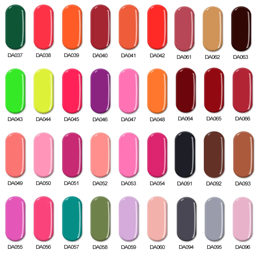 

Harmony Nail Polish Gel Soak off LED UV Nail Salon Professional Gel Polish French Manicure Nails Art (DA25-DA55)