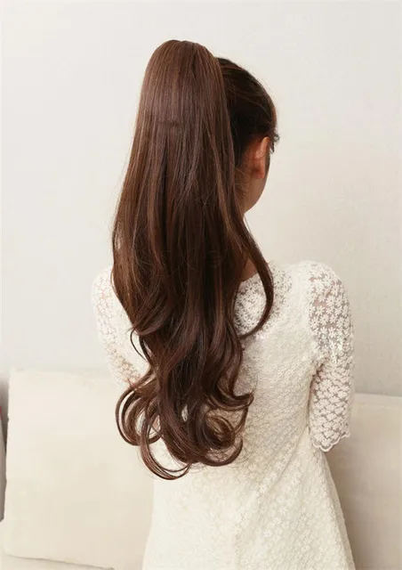 Fashion-synthetic-light-brown-claw-hair-