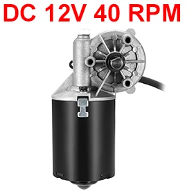 

Uxcell New Arrival 1PCS GW7085 41x12mm D Shaft DC 12V 40 RPM Carbon Brushes Gear Motor Reversible Electric Right Angle