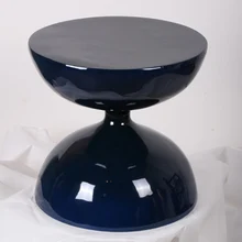 The Hourglass Designed Fiberglass End Table