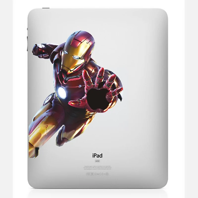 

Tablet Decals Funny iPad Stickers Iron Man M2 for iPad1/2/3/4 Air/Pro9.7inch iPad Mini1/2/3/4