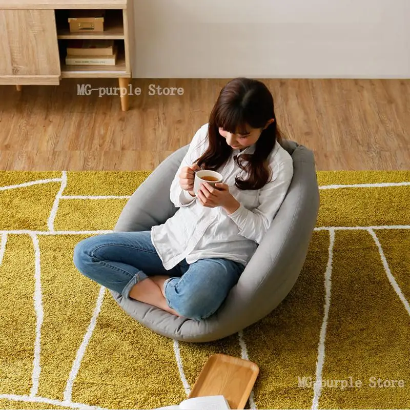 Us 69 22 29 Off Personality Creative Lazy Sofa Leisure Living Room Chair Recliner Single Bedroom Floor Small Sofa Room Bed Bay Window Sofa In Living