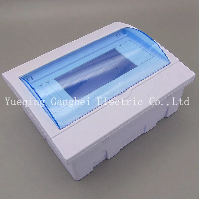 

4-6 ways Plastic distribution box for circuit breaker indoor on the wall