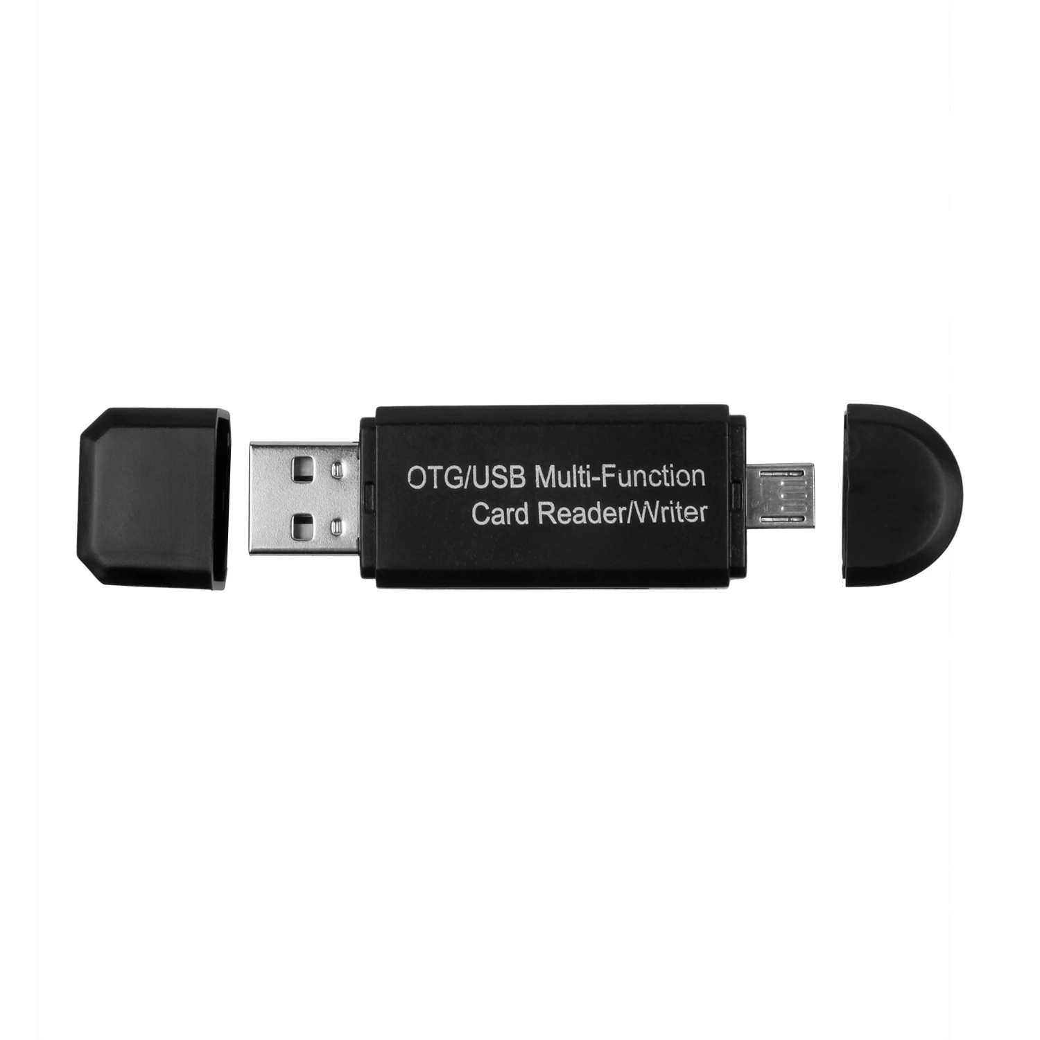 1 х пластиковый OTG кардридер Micro-SD/SD карта/USB телефон ридер TF Высокая скорость 2,0 Мультифункциональный кардридер