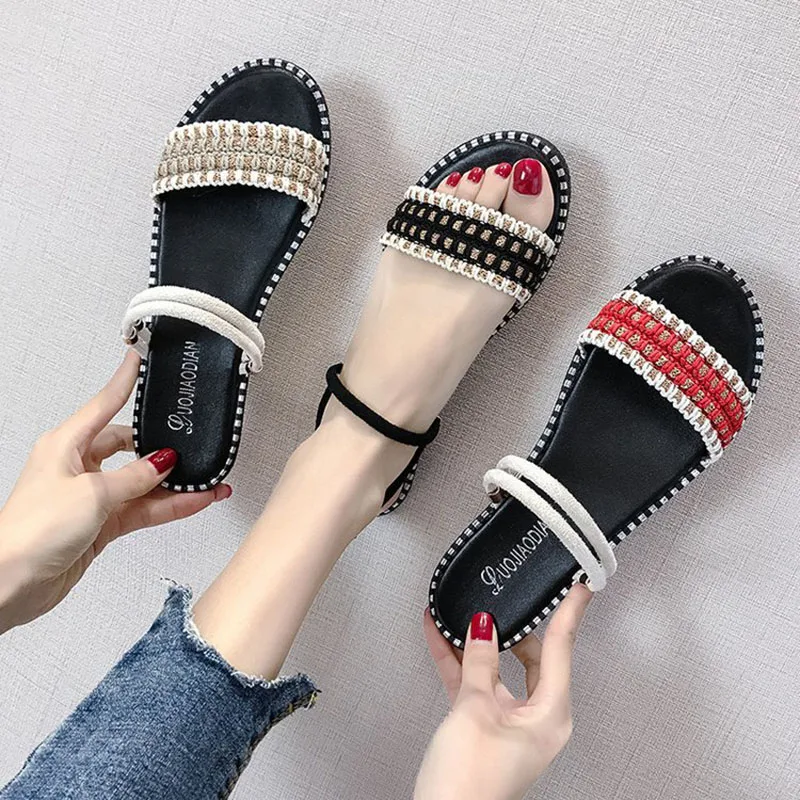 

Women Sandals Slippers Fashion Summer Women Shoes Ladies Flat Sandals Woman Casual Sandals Leisure Female Ladies Sandals Women