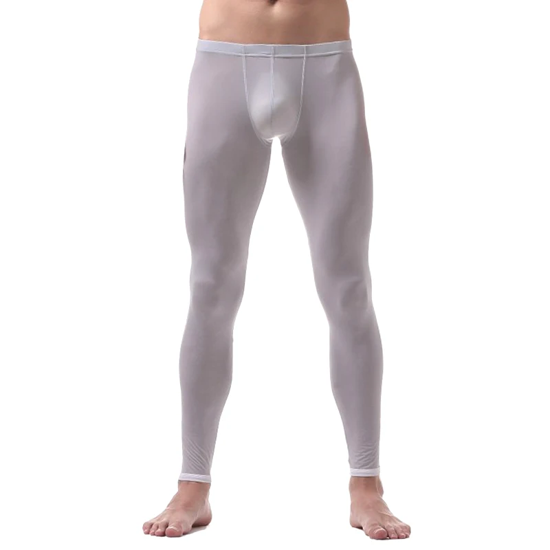 

New Hot Men Ultrathin Home Trousers Middle Waist Slim Fit Breathable Warm Pants for Autumn YAA99