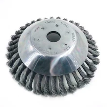Garden Weed Brush Wheel Grout Steel Wire Rotary Replacement Bowl Type Trimmer Twisted Accessories Cutter Practical Grass Garden Weed Brush Wheel Grout Steel Wire Rotary Replacement Bowl Type Trimmer Twisted Accessories Cutter Practical Grass