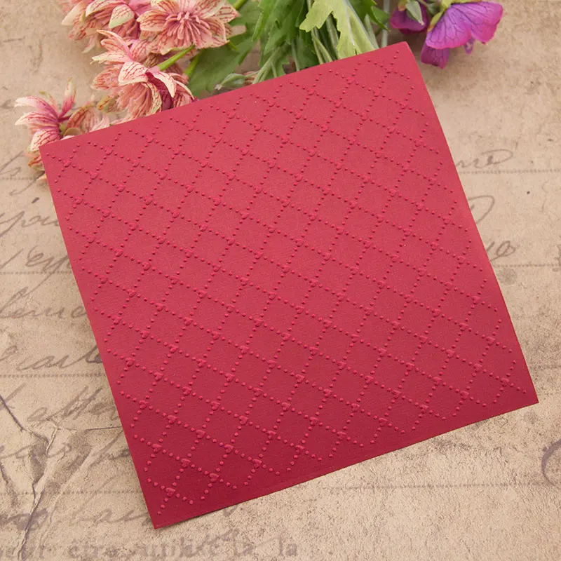 

diamond Embossing folders Plastic Embossing EM144 Folder For Scrapbooking DIY Photo Album Card