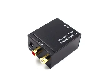 

Fiber Coaxial SPDIF Digital Audio Input to RCA Analog AUX Output Converter Decoder Board DAC