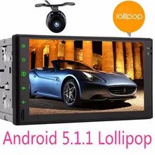 Quad Core Car Radio video player 7″ car stereo double 2 Din Android 5.1.1 autoradio GPS Navigation System 2 Din in car console