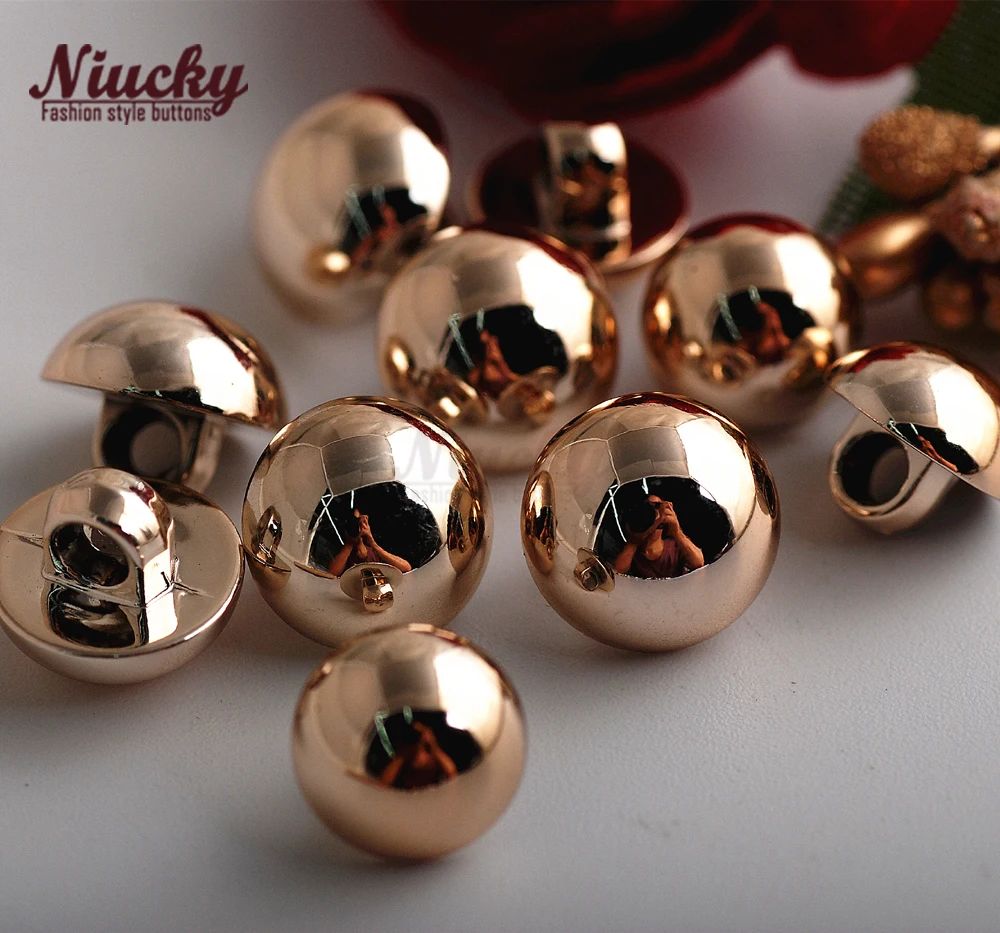 

Niucky 11mm/ 10mm Gold / Silver shank Baldheaded sewing buttons for shirt High quality basic fashion clothing material P0301-038