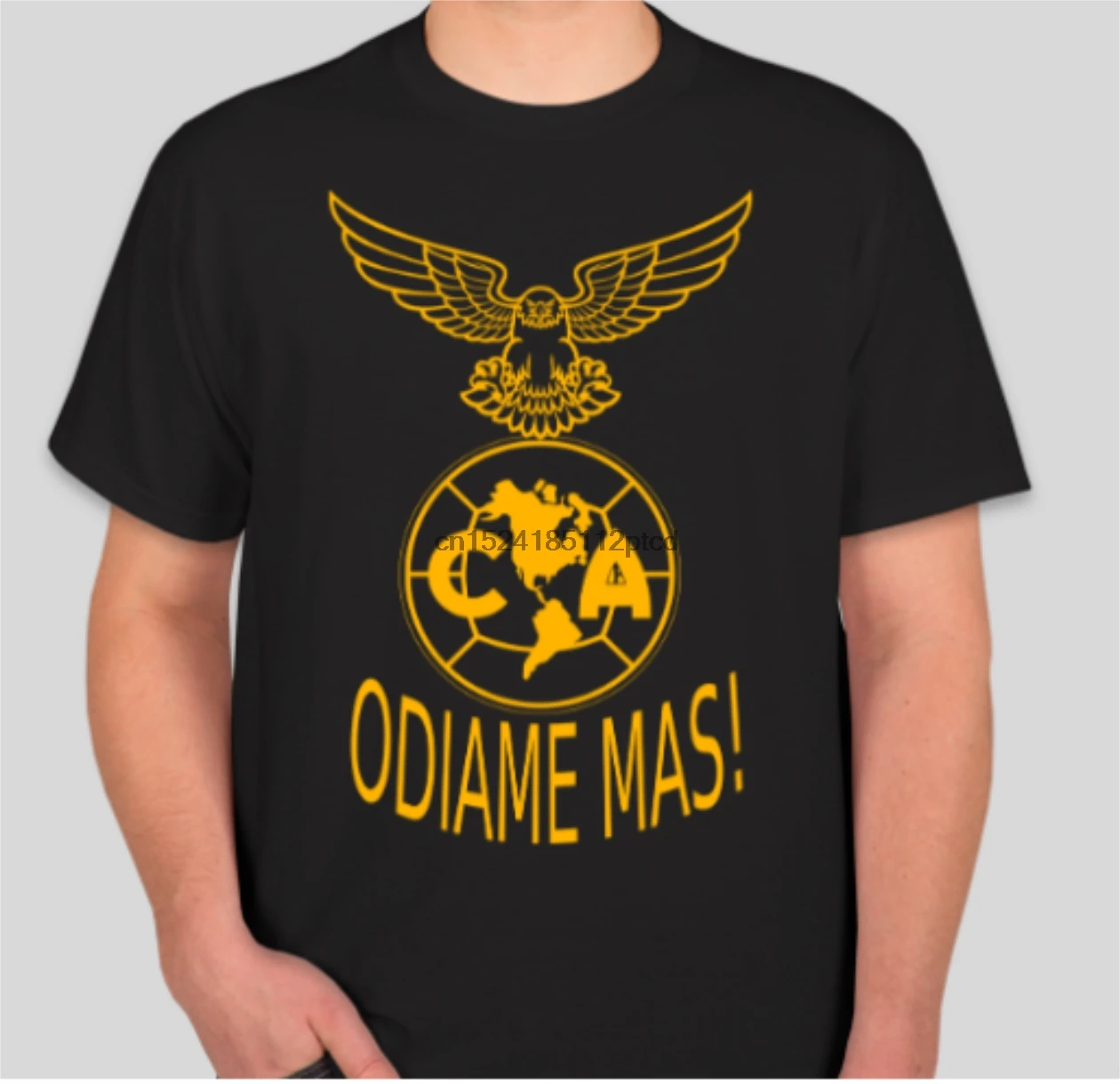 Футболка с надписью CLUB AGUILAS DEL AMERICA ODIAME MAS CAMISETA распродажа LIGA MX Мексика S-2XL | Мужская