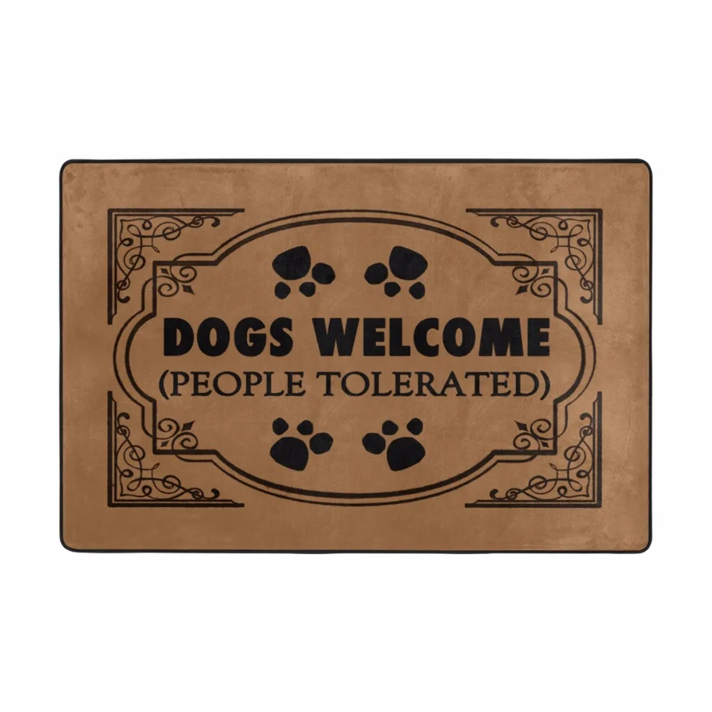Funny Entrance Welcome Doormat DOGS WELCOME Floor Mat Kitchen Rugs Bedroom Carpets Decorative Stair Felpudo 36*24inch Funny Entrance Welcome Doormat DOGS WELCOME Floor Mat Kitchen Rugs Bedroom Carpets Decorative Stair Felpudo 36*24inch