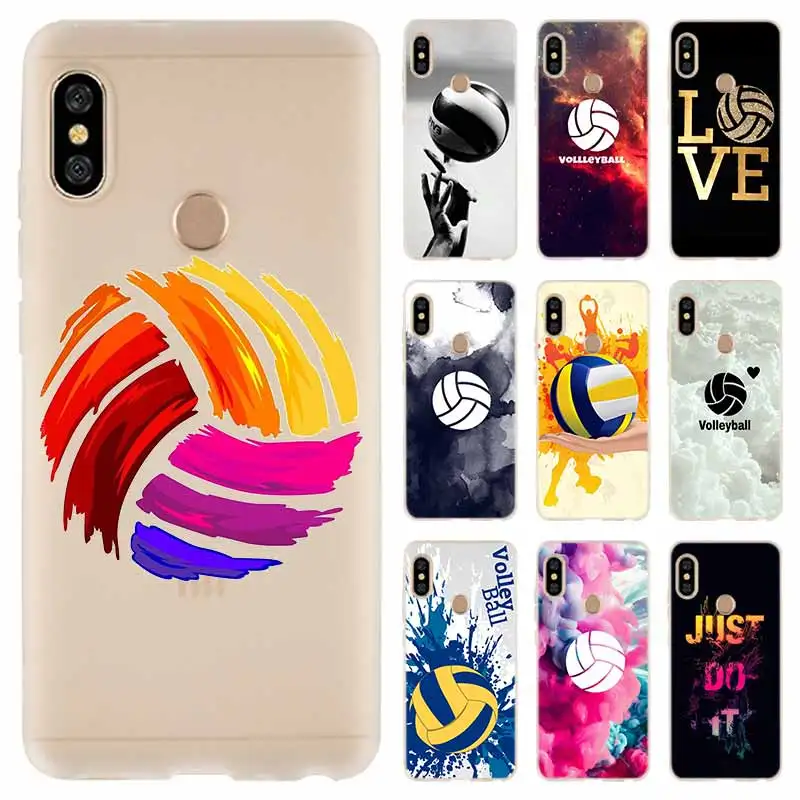 Volleyball Sports Cover For Xiaomi Redmi Note 7 6 5 4 3 pro Case for Redmi 6a s2 5a 5 Plus 4a 4x 3 Pro
