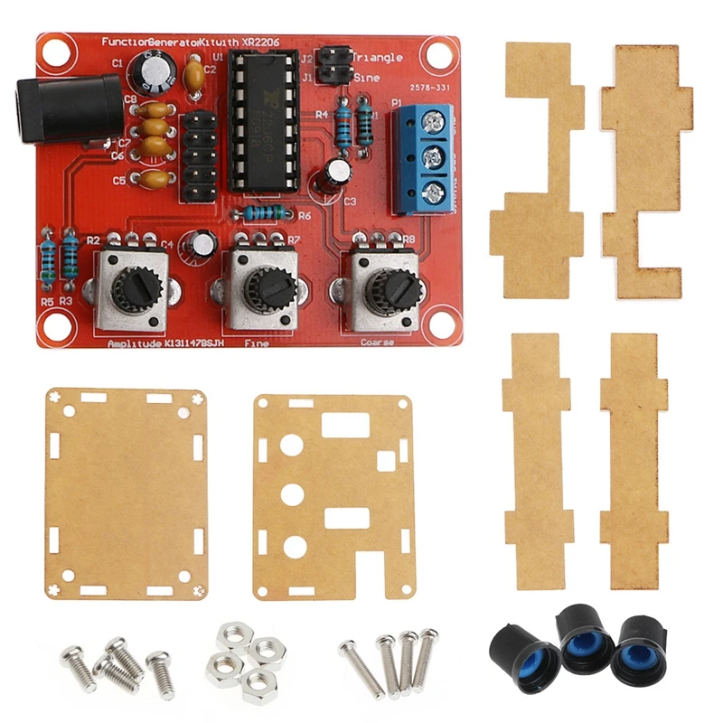 

New 2019 Function Signal Generator DIY Adjustable 1Hz-1MHz for Frequency Amplitude XR2206 Hot Sale