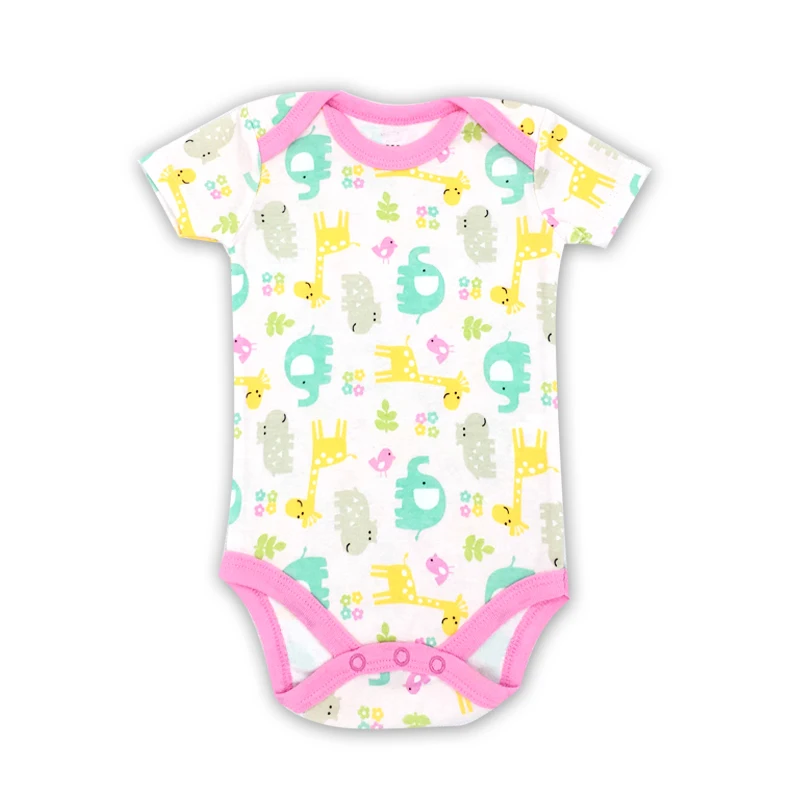 2018 New Baby Bodysuits Boy Girl Summer Clothes Jumpsuit Short Sleeve Cotton Next Infant comfort Clothing sets