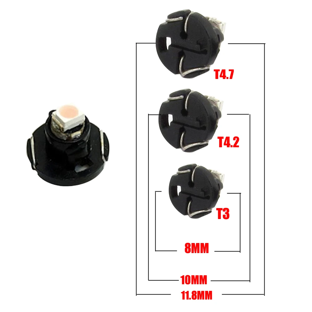 YSY 100X T3 T4.2 T4.7 1 Светодиодная автомобильная лампа smd Автомобильная внутренняя