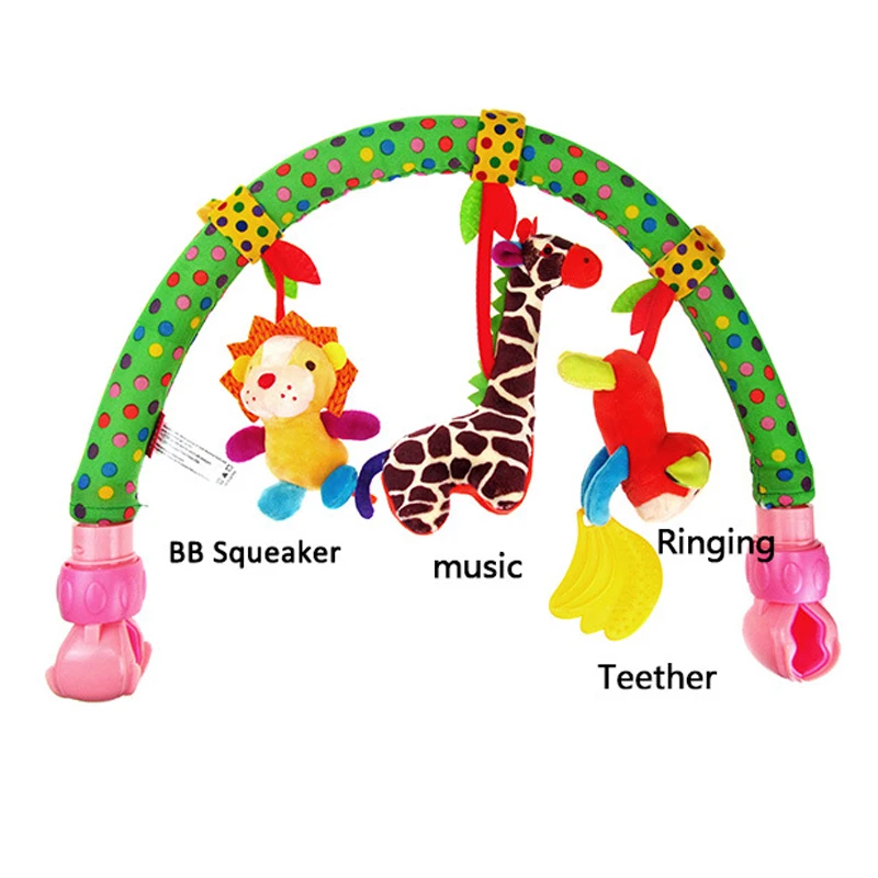 Новые детские кроватки музыкальный мобильный подвесной Колокольчик музыка с держателем Arm детская кровать висячая погремушка игрушки