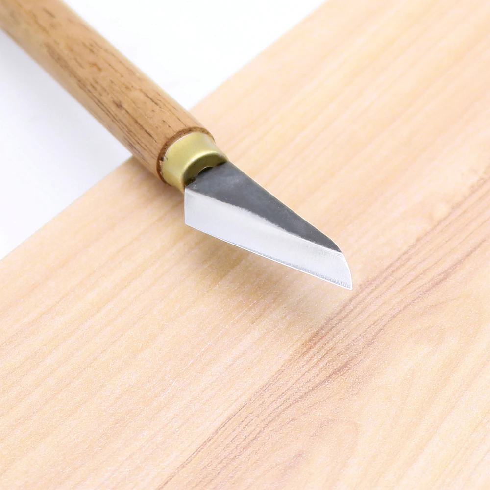 DIY деревообрабатывающий режущий нож ручной прививочный нож инструмент для резьбы по дереву