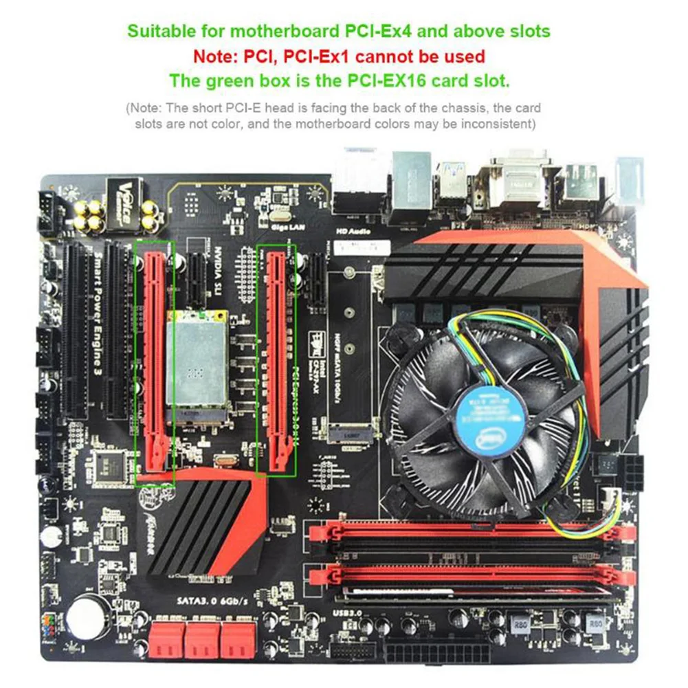 

SATA 3.0 To PCI-E Drive Extended Adapter IPFS Expansion Card Hard Disk Riser Card 4 Port 6G Data Transfer 88SE9230 For RAID Card