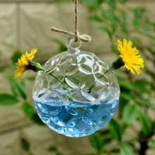 O. RoseLif висячая круглая хрустальная ваза для цветов гидропонный контейнер для домашнего декора изысканное свадебное украшение Рождество