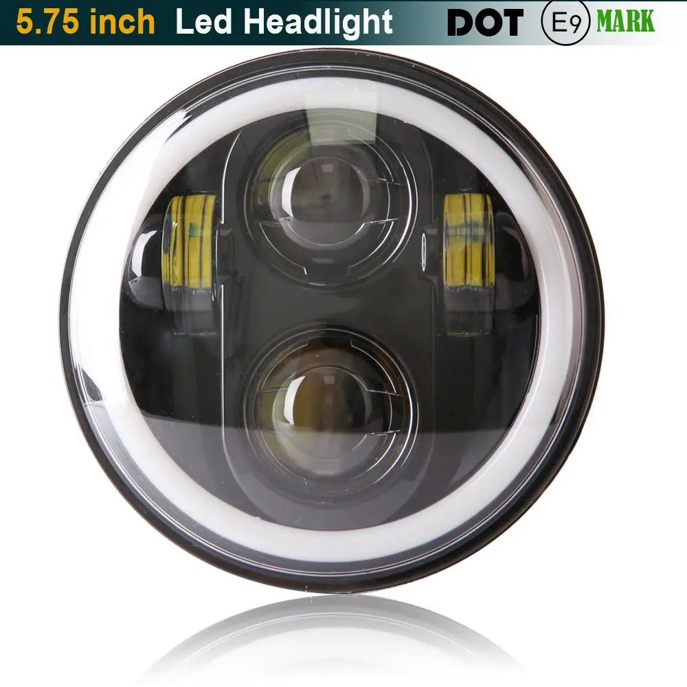 Универсальные мотоциклетные светодиодные фары 5 75 дюйма 45 Вт|headlights headlight|headlight