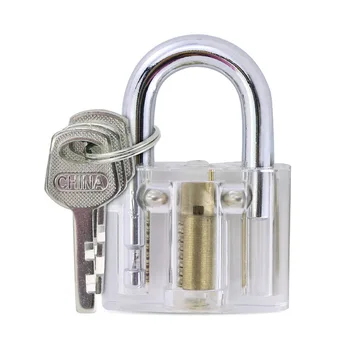

Cutaway Inside View Difficult Practice Transparent Padlock Lock Training Skill Pick View Padlock For Locksmith