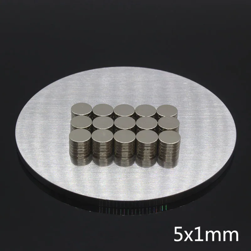 

200 pcs Lot Small Neodymium Magnets Thin Disk N35 Craft Refrigerator Diy Rare Earth Magnetic Materials 5 mm Diameter x 1 mm
