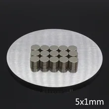 200 pcs Lot Small Neodymium Magnets Thin Disk N35 Craft Refrigerator Diy Rare Earth Magnetic Materials 5 mm Diameter x 1 mm