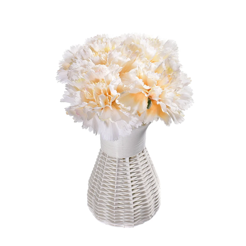 Mother's Day Gift 5 Heads 1 Bouquet Artificial Flowers Cheap Carnations