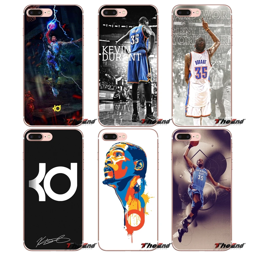 

Basketball Star Kevin Durant KD Soft Cover For Samsung Galaxy S2 S3 S4 S5 MINI S6 S7 edge S8 S9 Plus Note 2 3 4 5 8 Coque Fundas