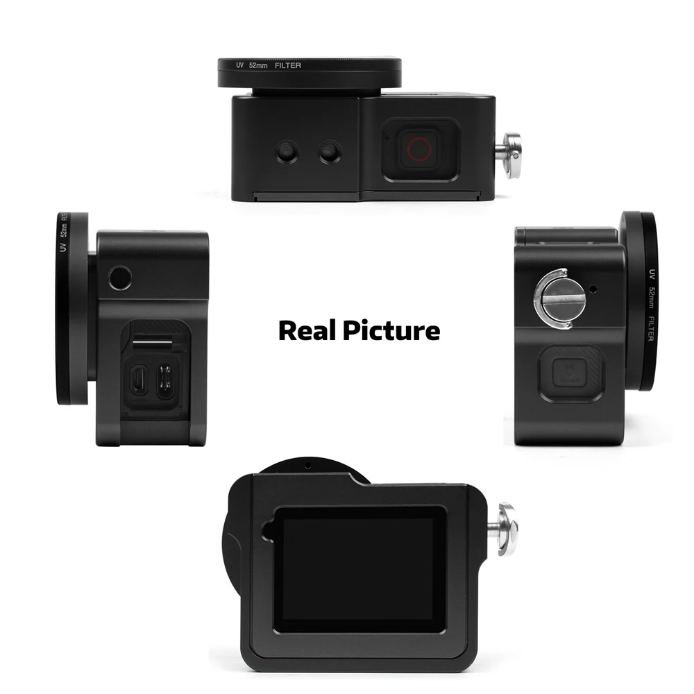 Алюминиевый сплав защитный чехол для GoPro Hero 6 черный экшн-камера с УФ-фильтром рамка для Go Pro 6 Аксессуар