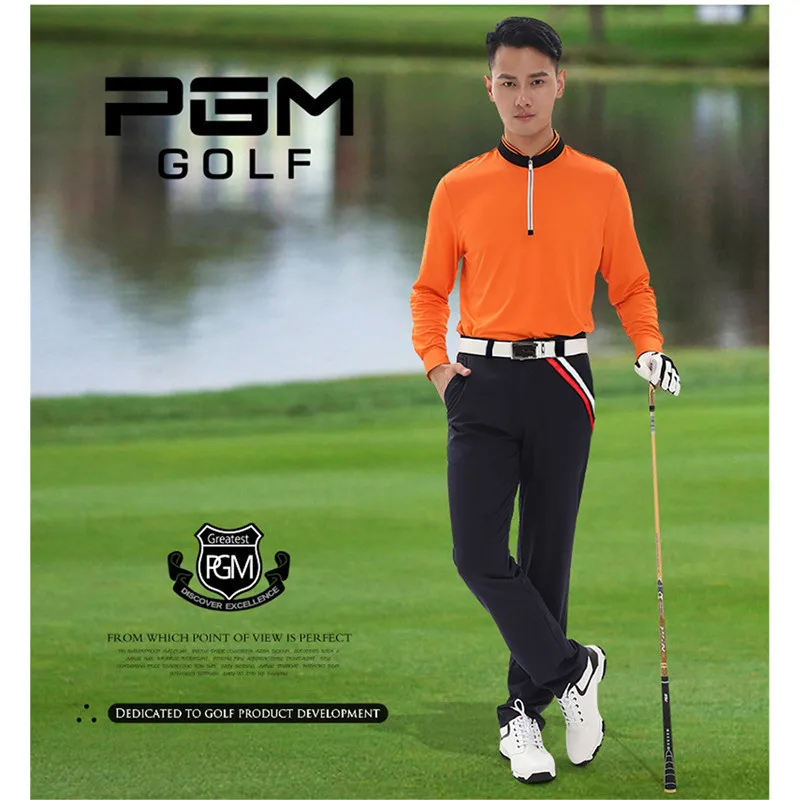 PGM Golf Men Summer Pants Nylon Full Length Adult Male Trousers Broadcloth XXS-XXXL Thickness Moderate High Elastic