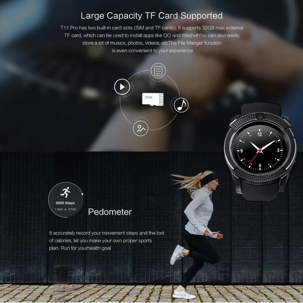 Beitony Смарт часы фитнес трекер Nano SIMCard WhatsApp и Facebook Smartwatch для женщин бизнес IOS Android PK