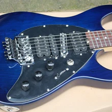 Классический синий 6 струнной электрогитары