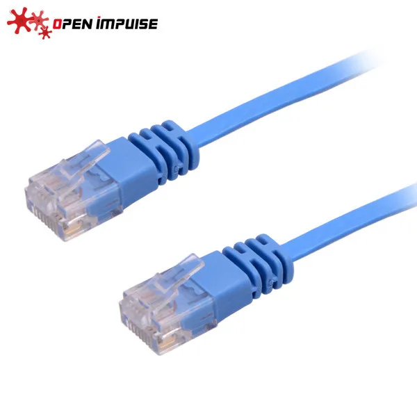 Ultra Flat CAT6 Cable Blue Color 1
