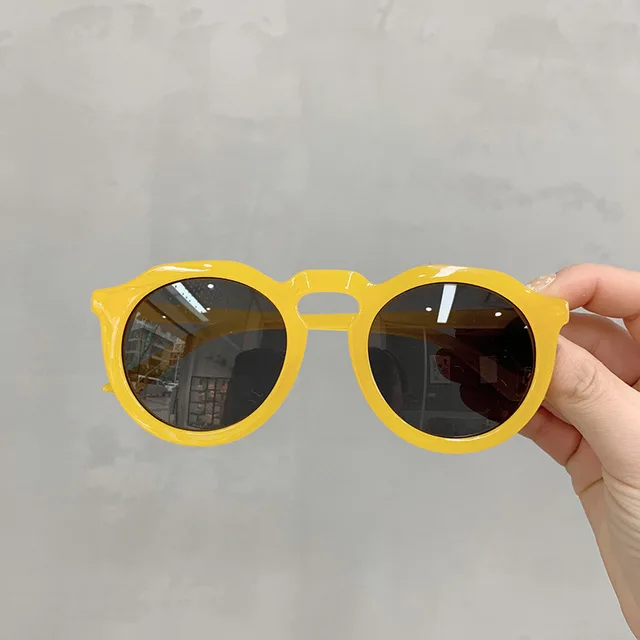 VWKTUUN Round Sunglasses Women Fashion Jelly Color Female Lady Luxury Shades UV400 Vintage Points Sport Driving Eyewear color 2