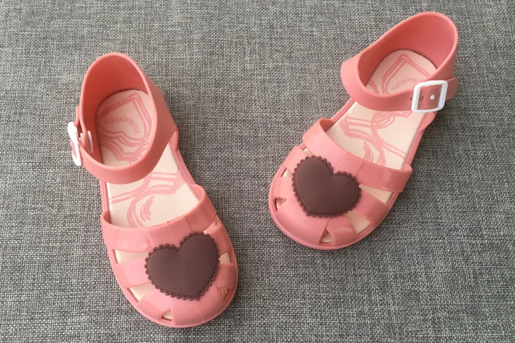 Детская Обувь для девочек прозрачная обувь летние водонепроницаемые Сандалии для девочек модные пляжные сандалии для отдыха Нескользящая