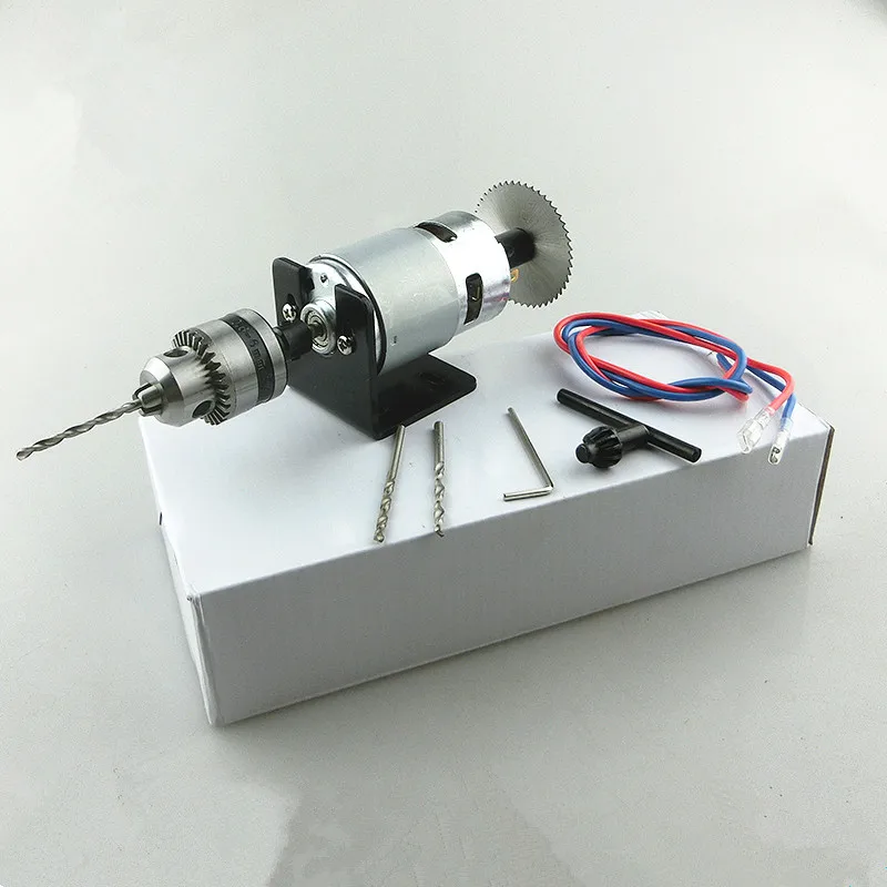 RIWEI 1 шт. Новинка DC 12V 775 миниатюрная Мини дрель перфорированная угловая